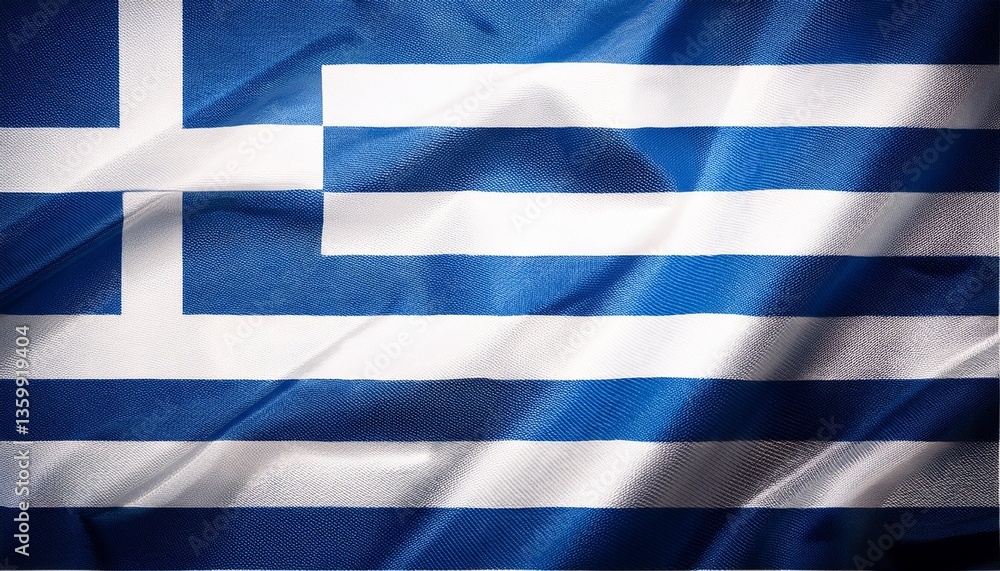 Naklejka premium greece flag looping animation