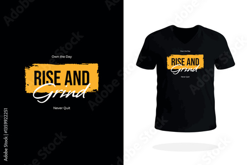 Rise and Grind Athlete T Shirt