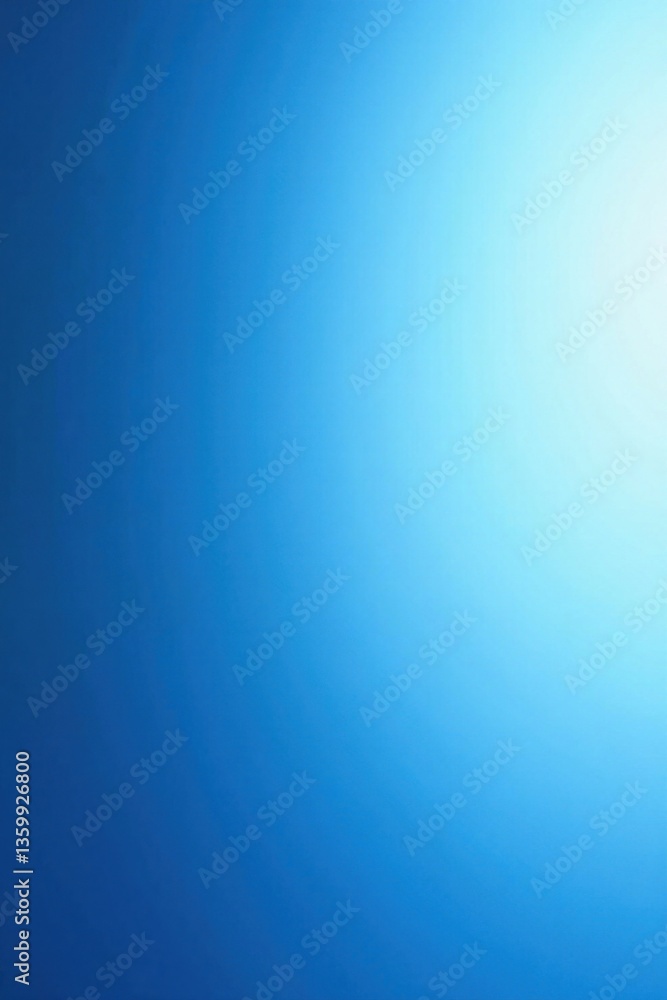 Fototapeta premium Soft gradient background blending navy blue and pale sky blue hues, soothing background, calming design