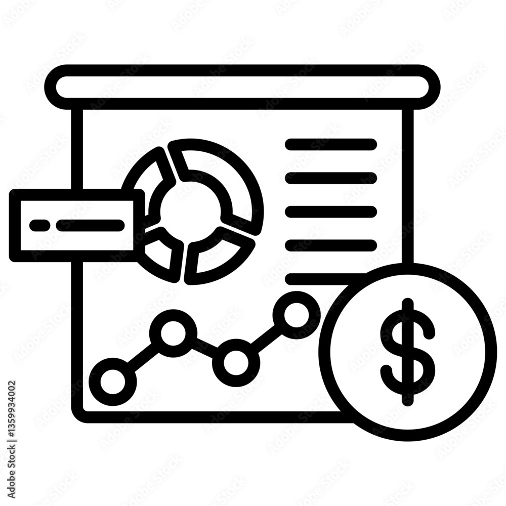 Data Visualization Icon Data Visualization Icon