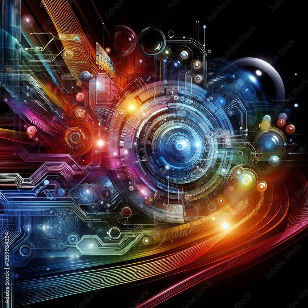 Obraz premium Advancing AI and IoT Integration: Revolutionizing Smart Technologies for Future Innovation