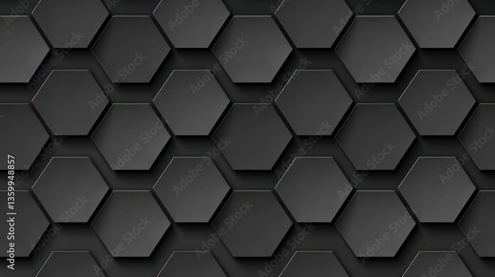 Abstract geometric pattern of dark hexagons. Possible use Background for design projects Abstract geometric pattern of dark hexagons. Possible use Background for design projects