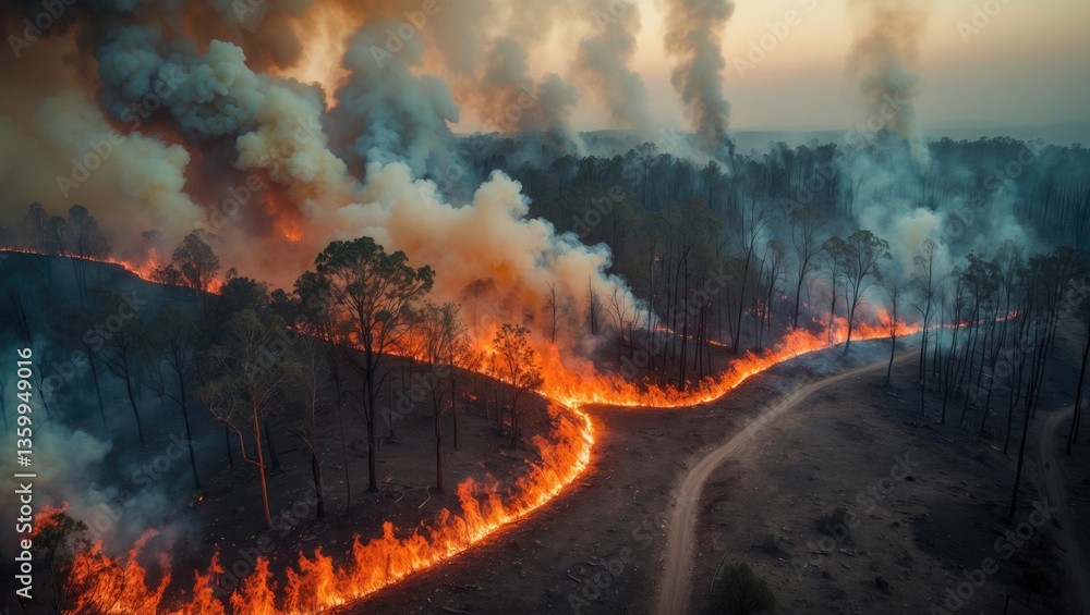 Wildfires emit gases and other substances that contribute to climate change and global warming. Wildfires emit gases and other substances that contribute to climate change and global warming.