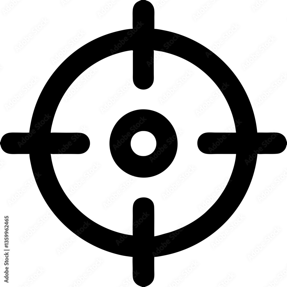 Fototapeta premium vector illustration of a target