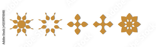 Abstract Geometry design elements set