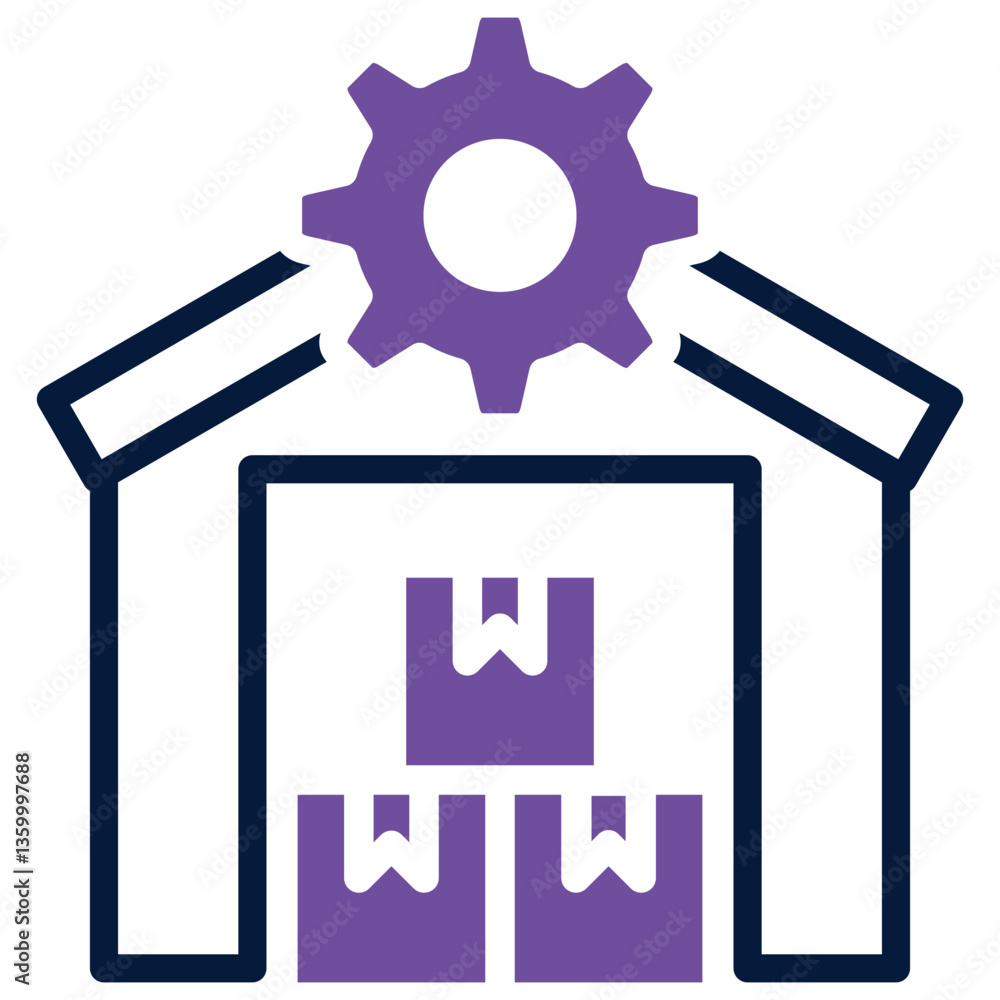 Obraz premium Warehouse Icon