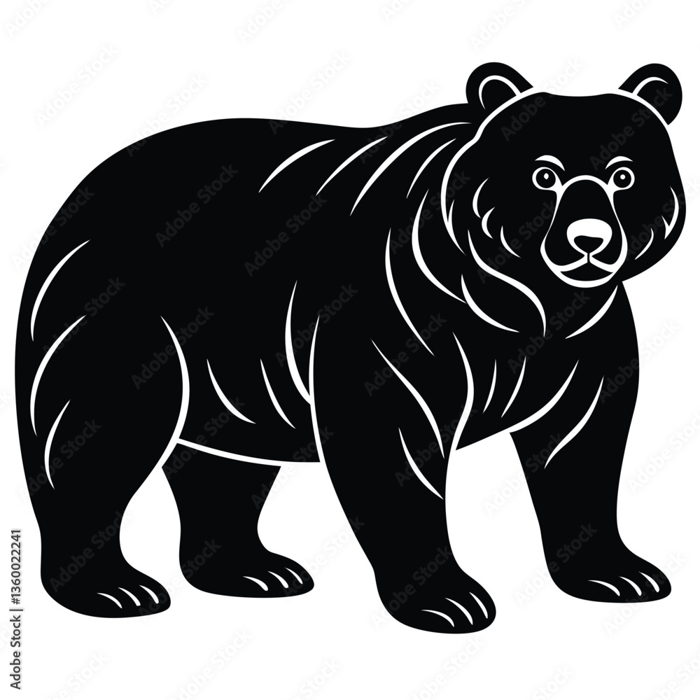 AdoBrown-Bear Icon, Animal Solid Iconbe Illustrator Artwork AdoBrown-Bear Icon, Animal Solid Iconbe Illustrator Artwork