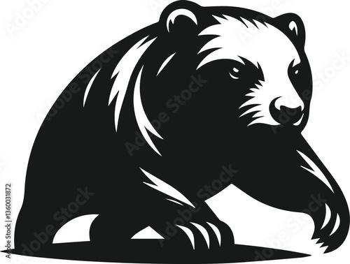 wombat vector silhouette