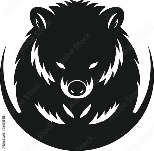 wombat vector silhouette