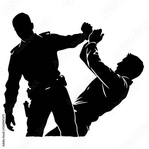 Vector silhouettes of people and athletes in various sports and dance activities