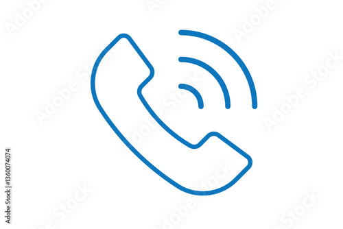 Call icon vector isolated on white background. Phone icon vector. mobile phone. telephone icon