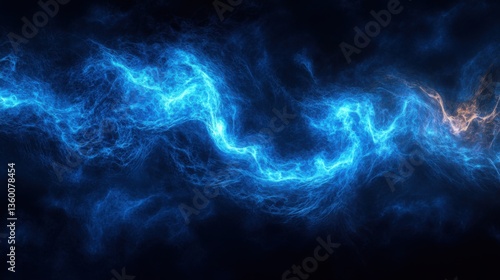 Wallpaper Mural Dark background abstract digital artwork It has chilly, blue air currents. Generative Ai Torontodigital.ca