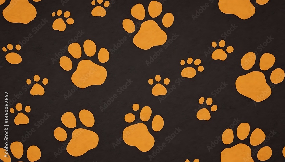 Animal Paw Print Seamless Pattern,illustration, animal, black, paw, print, dog, foot, footprint, cat, nature, pattern, seamless, texture,4 Animal Paw Print Seamless Pattern,illustration, animal, black, paw, print, dog, foot, footprint, cat, nature, pattern, seamless, texture,4
