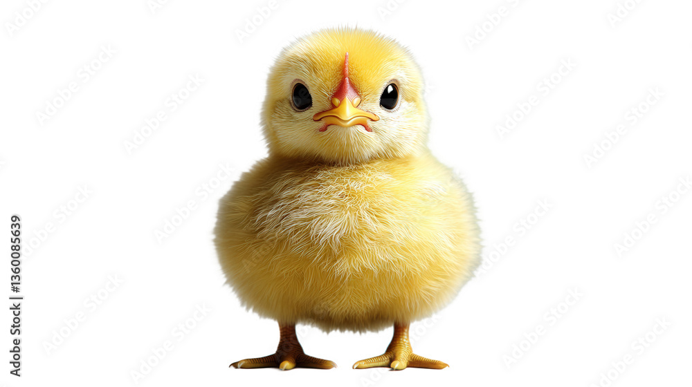 Obraz premium Adorable Yellow Chick