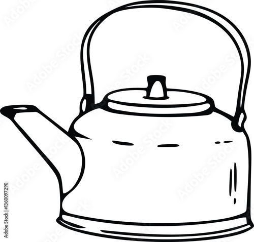 kettle isolated on white background