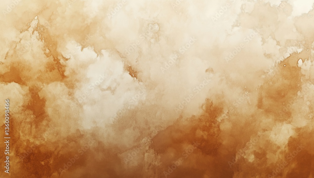 Abstract beige watercolor painting background with soft clouds texture Abstract beige watercolor painting background with soft clouds texture