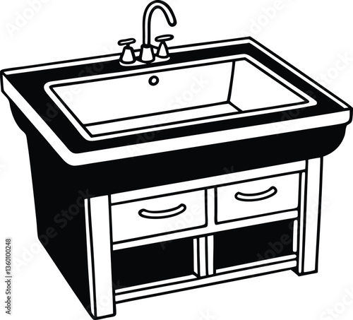 vector illustration of kitchen stove