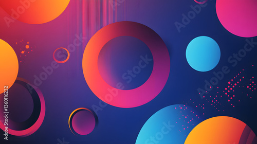 
Abstract background with geometric spirals, vibrant gradients, and a modern vibe, ai abstract colorful background