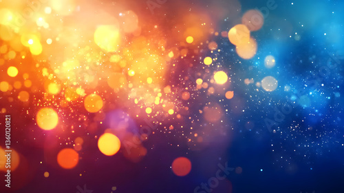 ai abstract background with bokeh