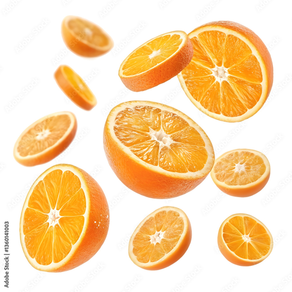orange slices background orange slices background