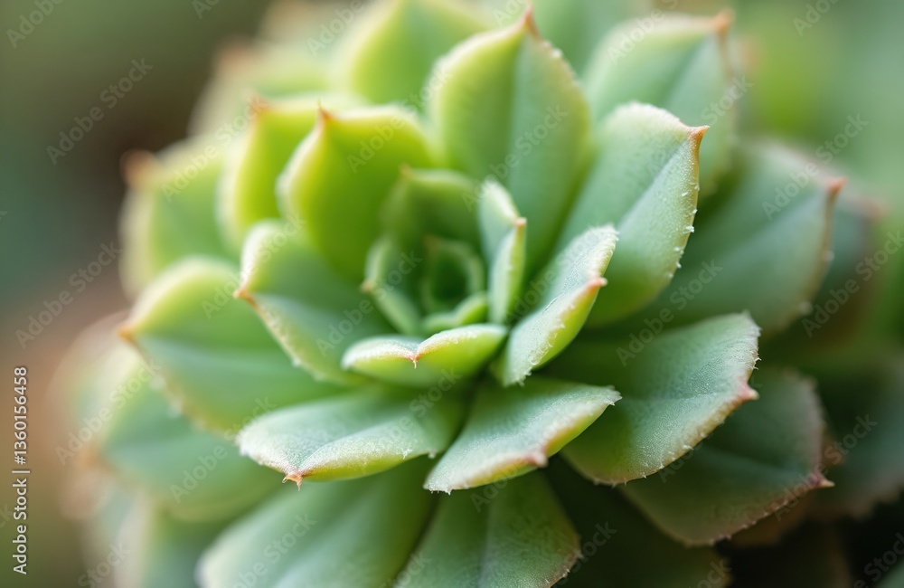 Close-up of green succulent plant Kalanchoe daigremontiana. Mother of thousands plant, alligator plant, tropical exotic floral botany. Garden houseplant foliage details. Healthy plant. Close-up of green succulent plant Kalanchoe daigremontiana. Mother of thousands plant, alligator plant, tropical exotic floral botany. Garden houseplant foliage details. Healthy plant.