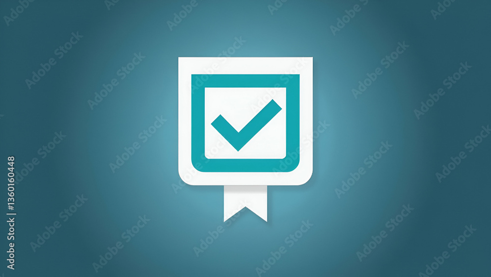 Companys compliant product quality certificate displayed with check mark symbol representing standard quality control for businesses and companies. concept as Company displays compliant quality certif Companys compliant product quality certificate displayed with check mark symbol representing standard quality control for businesses and companies. concept as Company displays compliant quality certif