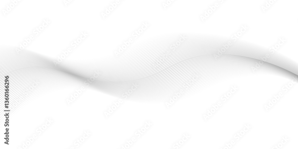 Fototapeta premium abstract smoke background, Abstract vector background with black wavy lines. EPS10