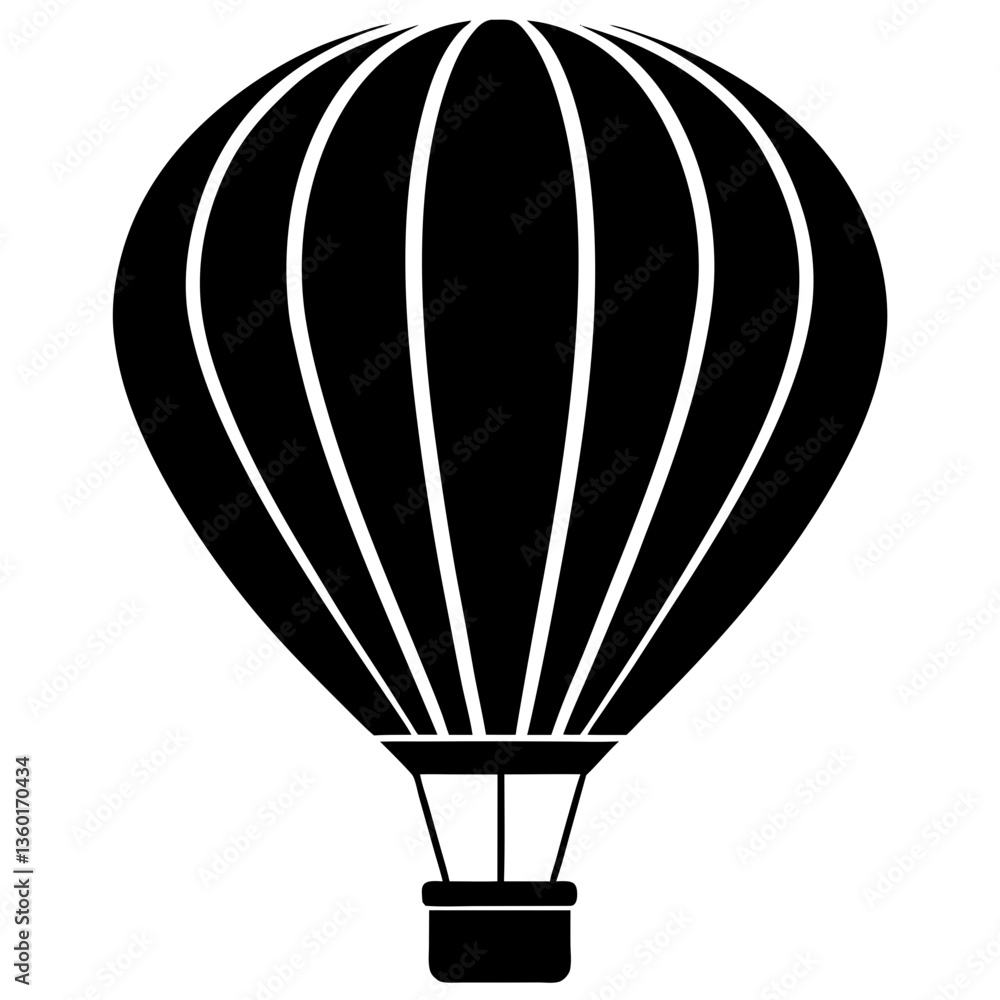 Naklejka premium hot air balloon vector