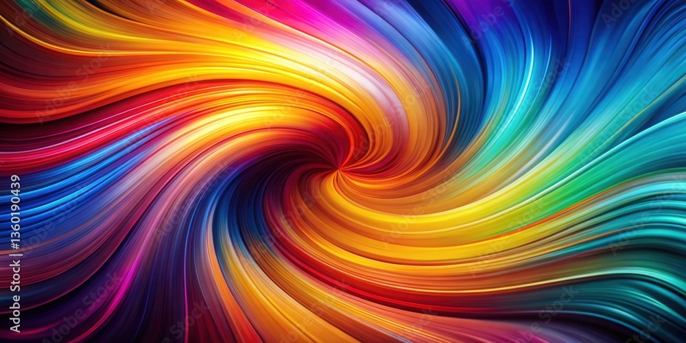 Abstract swirling vibrant rainbow hues, dynamic energy, colorful motion design, fluid lines, artistic visual, modern background illustration Abstract swirling vibrant rainbow hues, dynamic energy, colorful motion design, fluid lines, artistic visual, modern background illustration