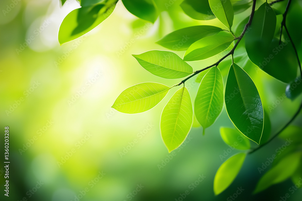 Nature of green leaf in garden Nature of green leaf in garden