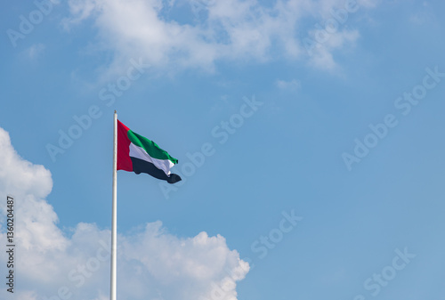 Obraz na płótnie United Arab Emirates Flag w salonie