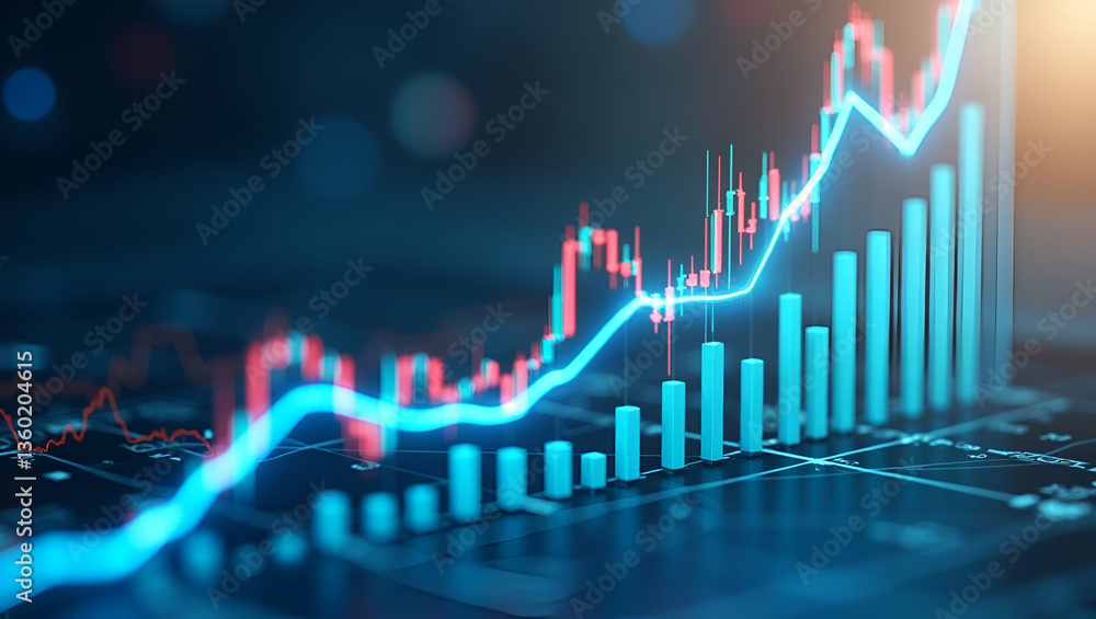 Flat Vector Illustration of Stock Market Investment Trading Graph: Showcasing Growth in Finance with Cute Business Charts and Financial Expansion Concepts for Smart Investors Flat Vector Illustration of Stock Market Investment Trading Graph: Showcasing Growth in Finance with Cute Business Charts and Financial Expansion Concepts for Smart Investors