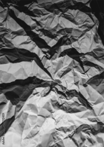 Large vector halftone paper texture with a transparent background