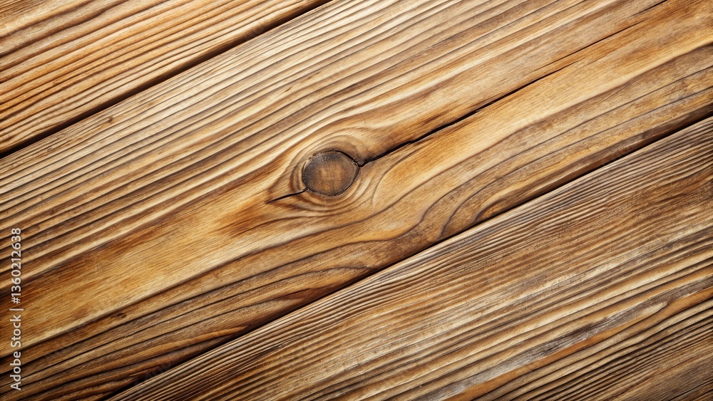Fototapeta premium High-resolution image showcasing the intricate grain patterns of aged wooden planks arranged in a diagonal composition, revealing the natural beauty and texture of the wood
