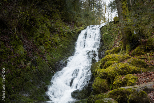 waterfall in the French Jura