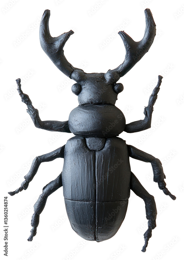 Fototapeta premium PNG Stag beetle insect invertebrate decorative.