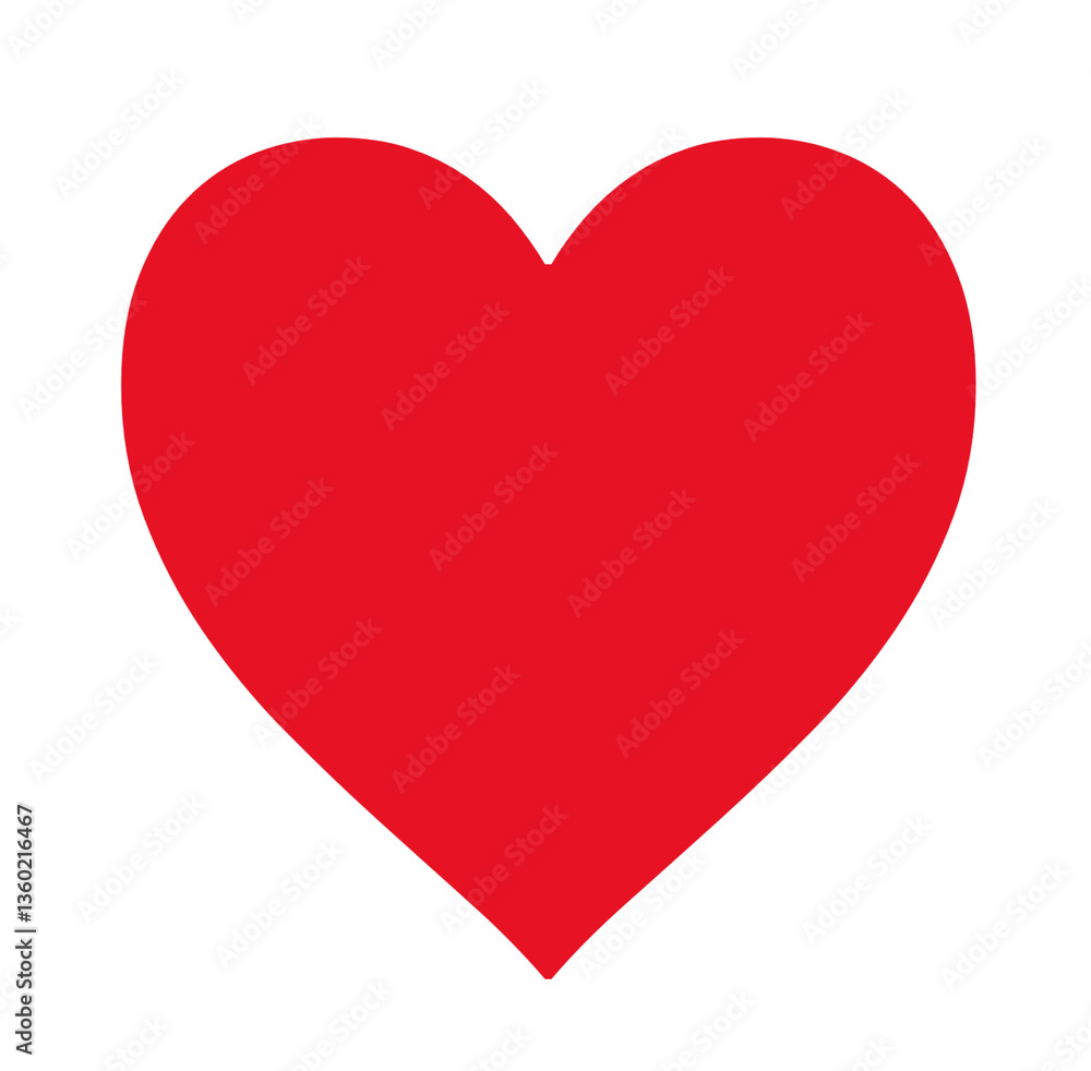 red heart isolated on white background red heart isolated on white background