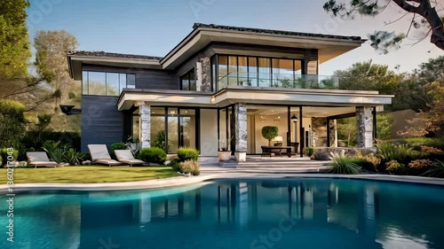 Wallpaper Mural Modern architecture meets breathtaking cityscape views from a luxurious balcony. Torontodigital.ca