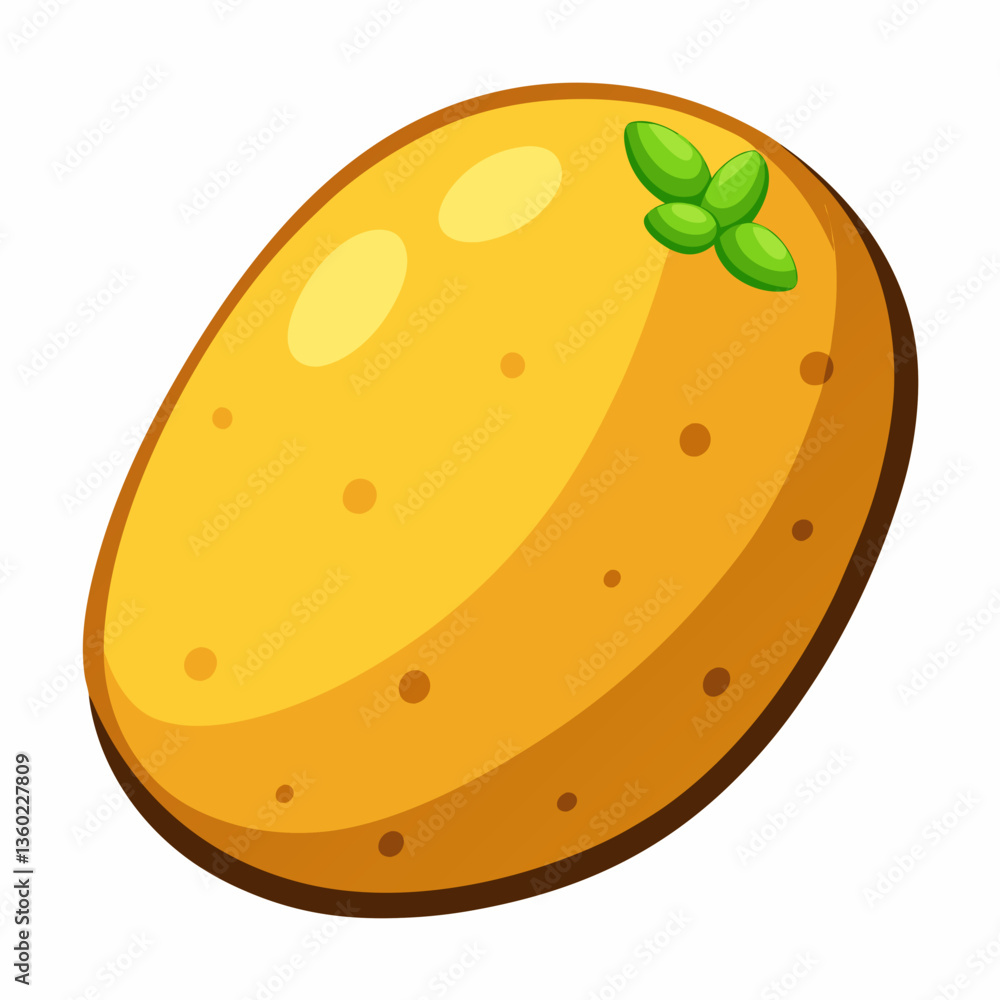 vector illustration of a potato vector illustration of a potato