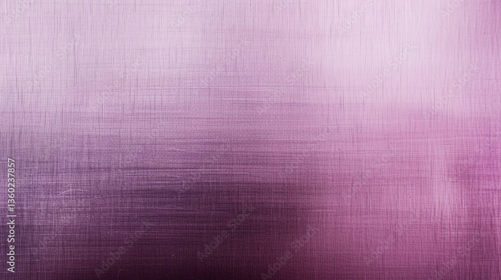 Fototapeta premium Brushed pale plum metal surface with gentle gradient, perfect for creative branding and modern pastel-tone design themes