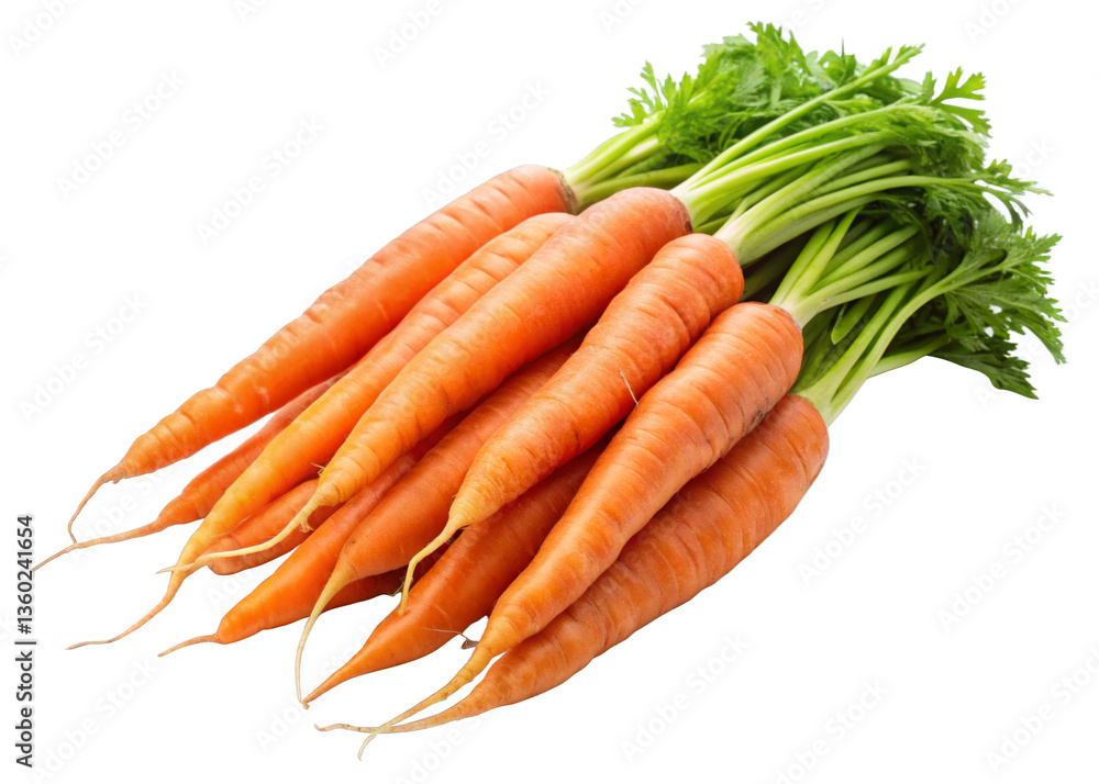 Carrots isolated on a transparent background. Carrots isolated on a transparent background.