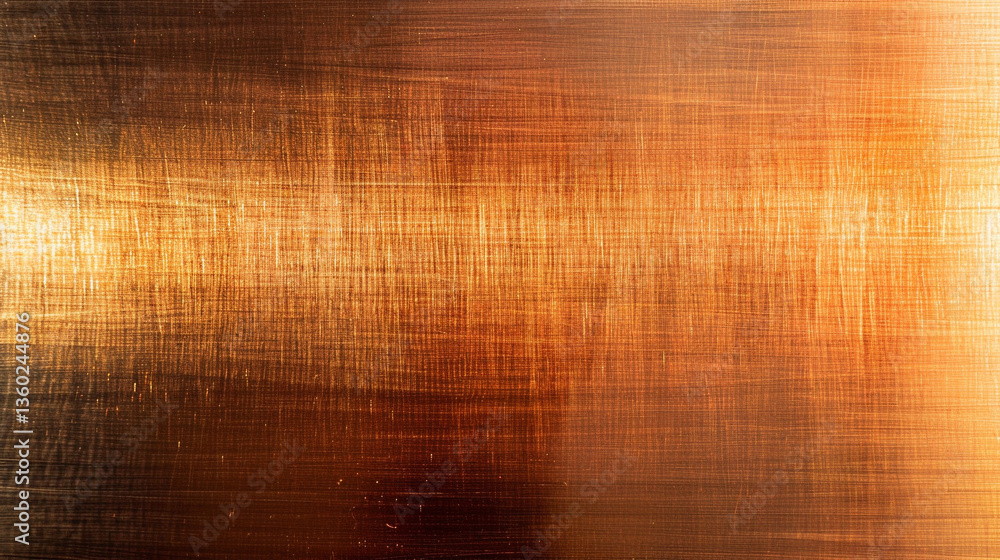 Sunset copper brushed surface with rich tone, perfect for warm metal backgrounds, packaging, and premium branding Sunset copper brushed surface with rich tone, perfect for warm metal backgrounds, packaging, and premium branding