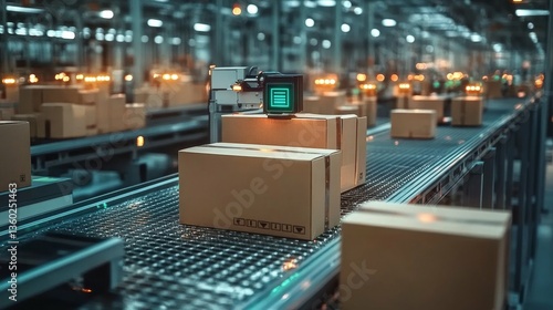 Wallpaper Mural Automated Packaging System in a Modern Factory Torontodigital.ca