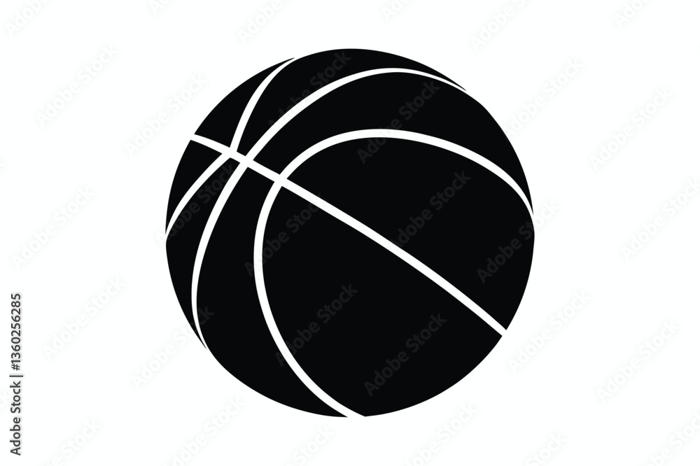 Beautiful Basketball silhouette vector illustration Beautiful Basketball silhouette vector illustration