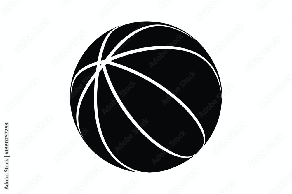 Beautiful Basketball silhouette vector illustration Beautiful Basketball silhouette vector illustration