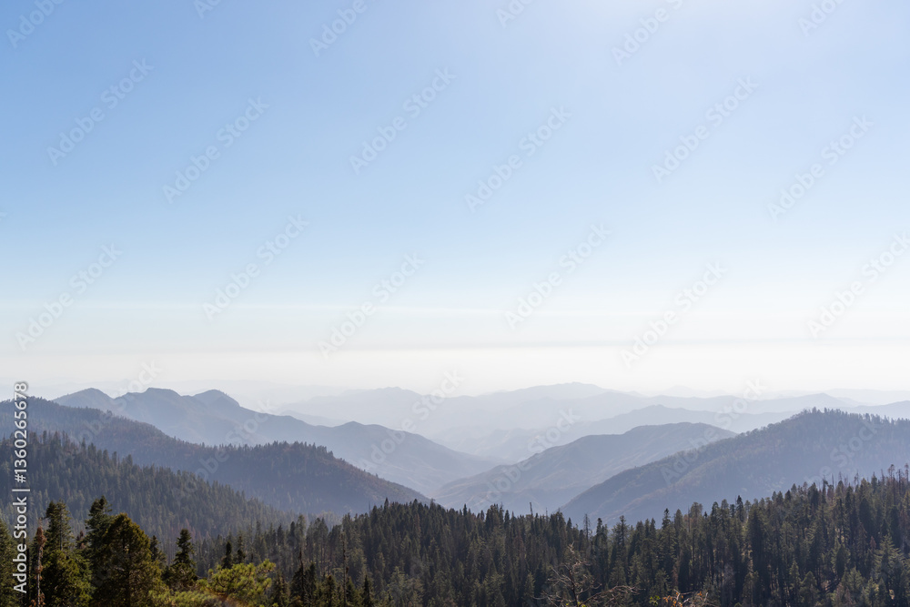 Mountain landscape in Yosemite National Park Mountain landscape in Yosemite National Park
