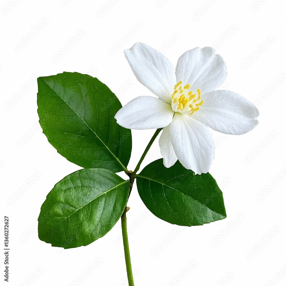 Obraz premium jasmine flower vector