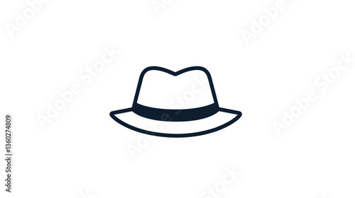 Stylish hat design with a wide brim for fashion and outdoor activities