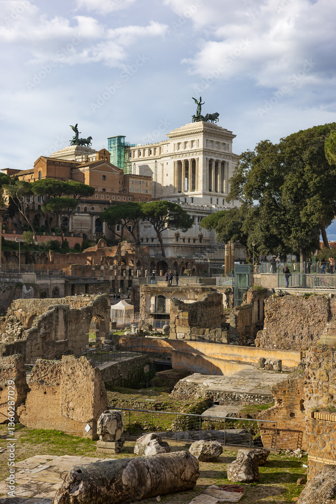 Obraz premium View of Vittoriano