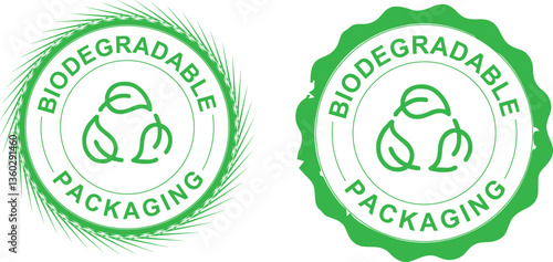 Biodegradable labels for packaging